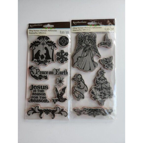 2 sets of Christmas Stamps from Recollections B49 - Picture 2 of 3